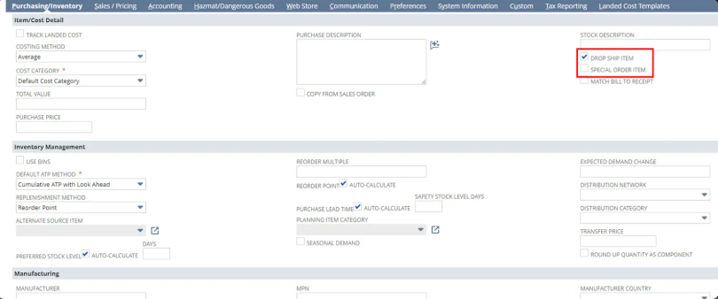 Flxpoint netsuite dropship