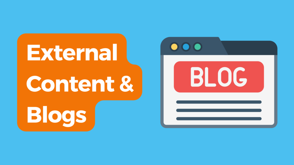 External Content & Blogs