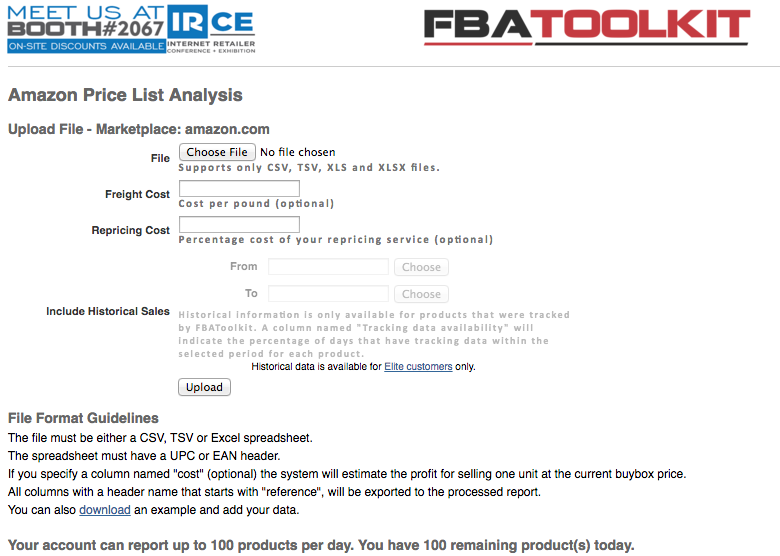 FBA Tool Kit Price Analysis