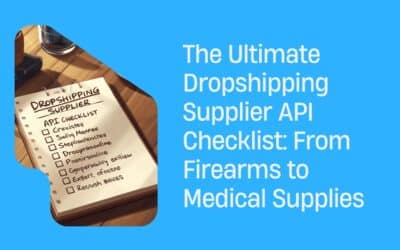 Dropshipping Supplier API Checklist