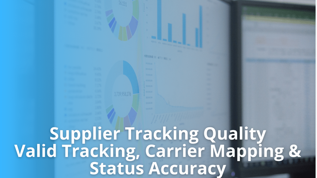 supplier tracking accuracy